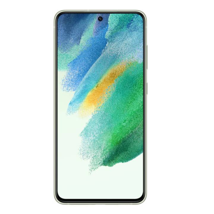 SAMSUNG Galaxy S21 FE (5G, 128 GB, 6.4", 12 MP, Olivgrün)