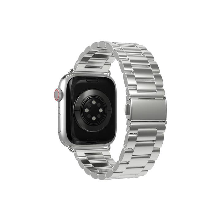 VONMÄHLEN Link Bracelet Cinturini (Apple Watch 40 mm / 41 mm / 38 mm, Argento)