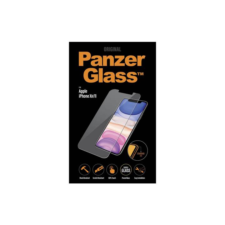 PANZERGLASS Verre de protection d'écran (iPhone 11, iPhone XR, 1 pièce)