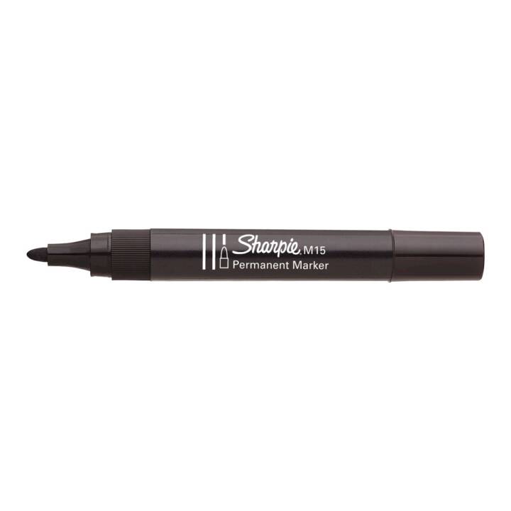 SHARPIE Pennarello indelebile M15 (Nero, 1 pezzo)