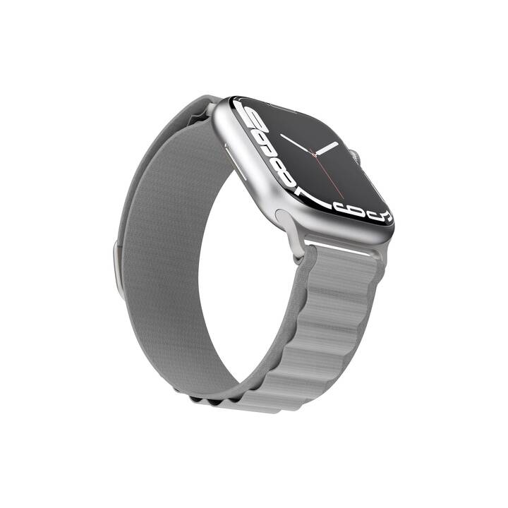 VONMÄHLEN Action Loop Bracelet (Apple Watch 45 mm / 42 mm / 49 mm / 44 mm, Gris clair)