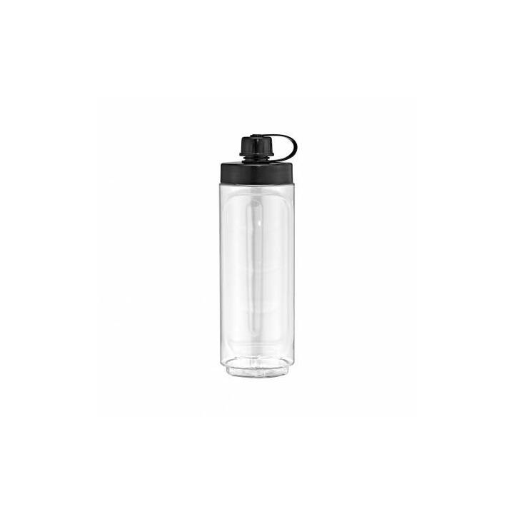 WMF Trinkflasche Smoothie-to-go (600 ml, Transparent, Schwarz)