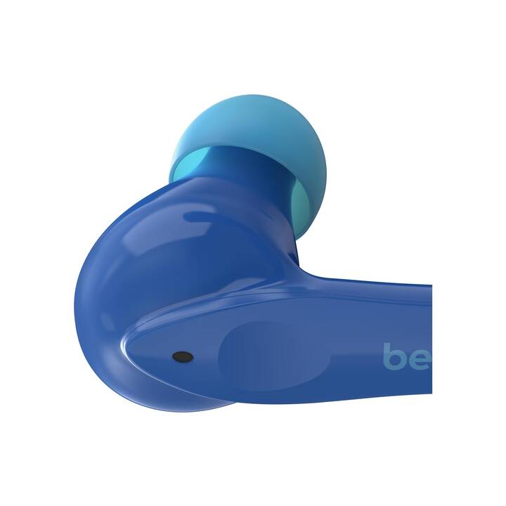 BELKIN SoundForm Nano Kinderkopfhörer (In-Ear, ANC, Bluetooth 5.0, Hellblau)