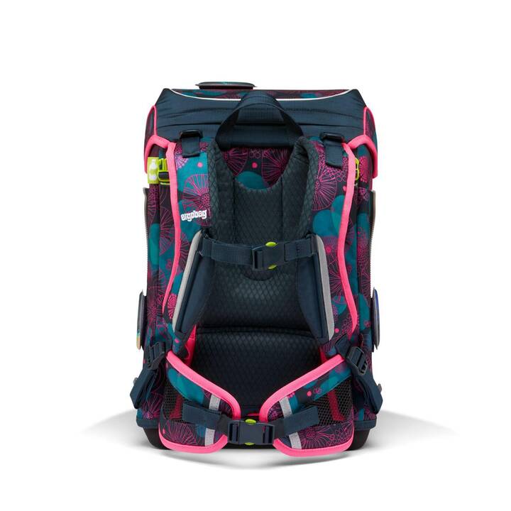 ERGOBAG Schulranzen Set Cubo Light KorallBär (19 l, Pink, Lila, Petrol)