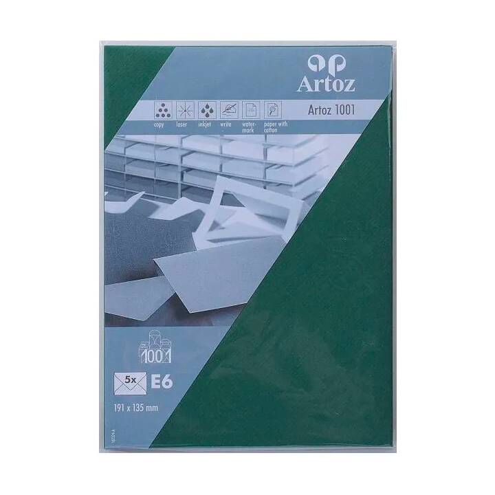 ARTOZ Enveloppes 1001 (E6, 5 pièce)