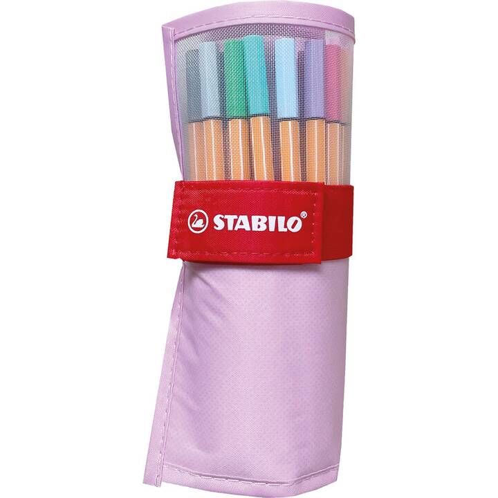 STABILO Point 88 Crayon feutre (Multicolore, 25 pièce)