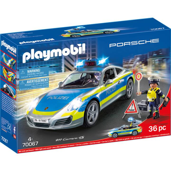 PLAYMOBIL City Action Porsche 911 Carrera 4S Police (70067)