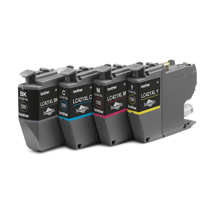 BROTHER LC421 (Jaune, Noir, Magenta, Cyan, Multipack)