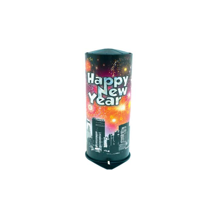 CONSTRI Bombe de table Happy New Year (10 cm, 1 pièce)