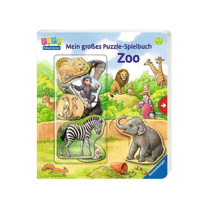 Mein grosses Puzzle-Spielbuch Zoo