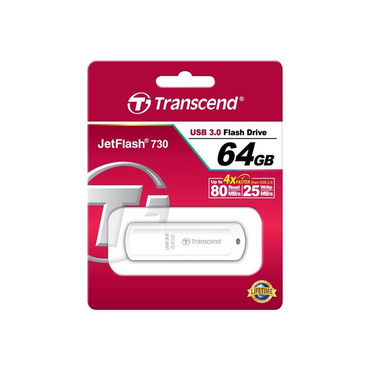TRANSCEND JetFlash 730 (64 GB, USB 3.1 di tipo A)