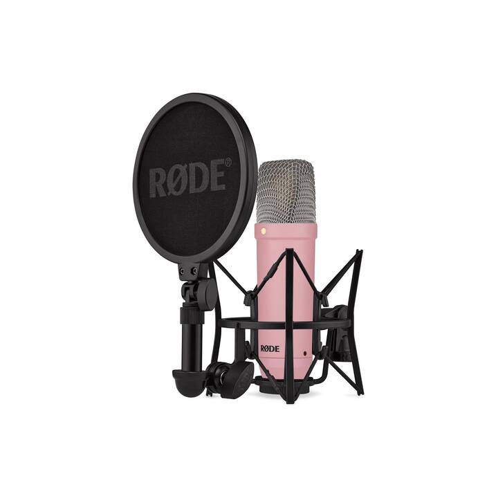 RØDE NT1 Signature Series Handmikrofon (Schwarz, Pink)