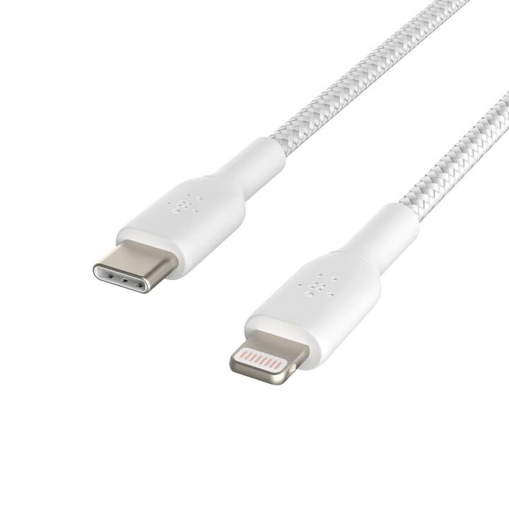 BELKIN CAA004BT1MWH Kabel (USB C, Lightning, 1 m)