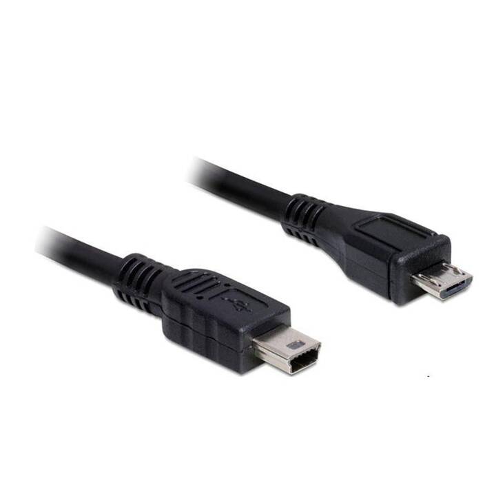 DELOCK Cavo USB (Mini USB 2.0 di tipo B, Micro USB 2.0 di tipo B, 1 m)