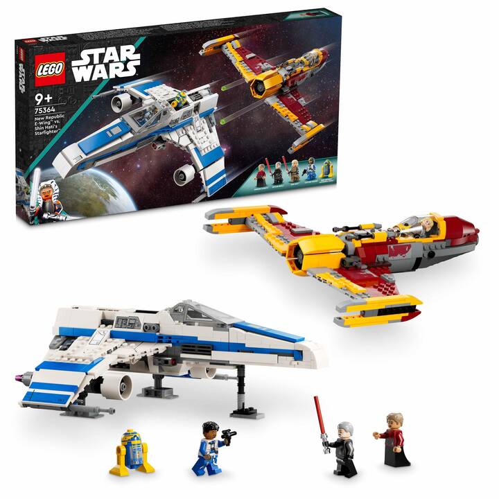 LEGO Star Wars L’E-wing de la Nouvelle République contre le chasseur de Shin Hati (75364)