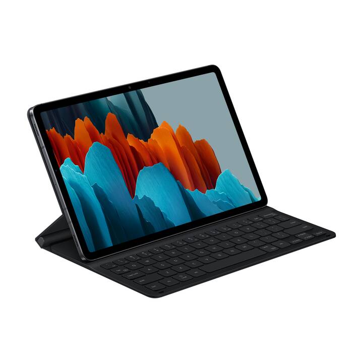 SAMSUNG Slim Type Cover / Tablet Tastatur (11", Galaxy Tab S7, Galaxy Tab S8, Schwarz)