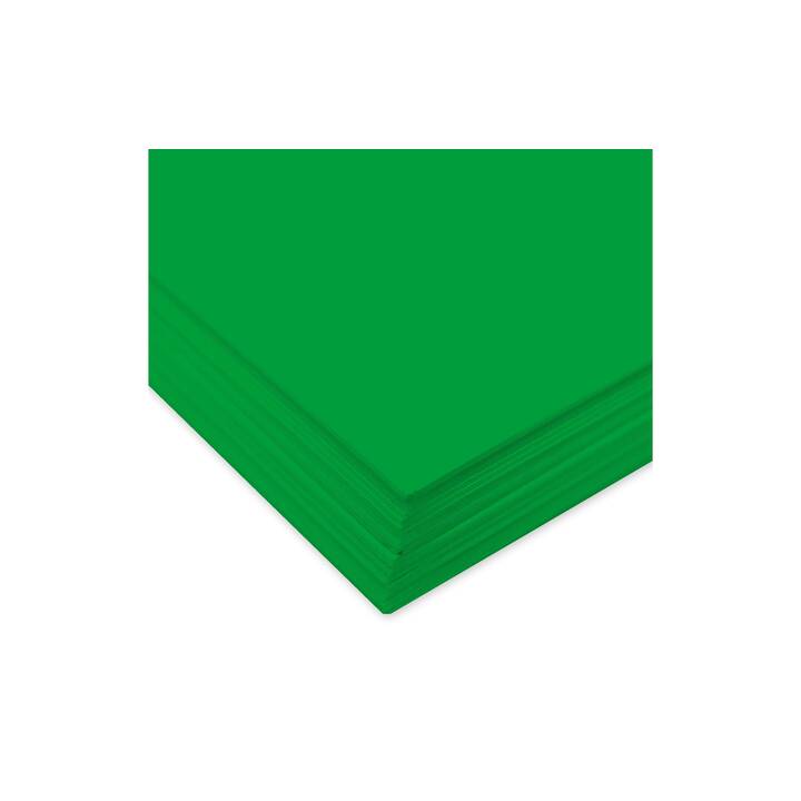 URSUS Tonzeichenpapier (Grasgrün, Grün, A4, 100 Blatt)