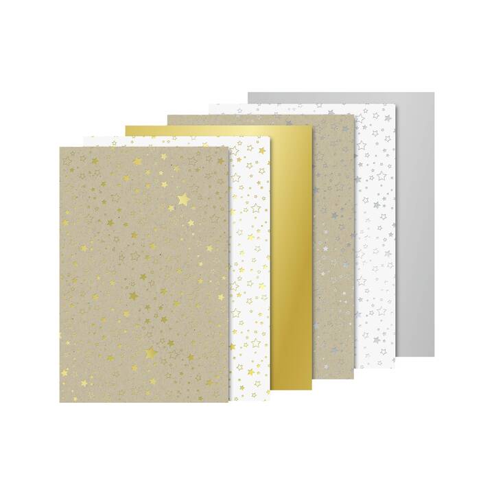 HEYDA Papier de bricolage Star (Carton, 12 pièce)
