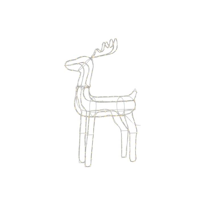 STAR TRADING Figurine lumineuse de Noël Silhouette Tuby Deer (Cerf, 220 LEDs)