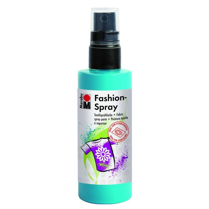 MARABU Colore tessile Fashion Spray (100 ml, Turchese, Multicolore)