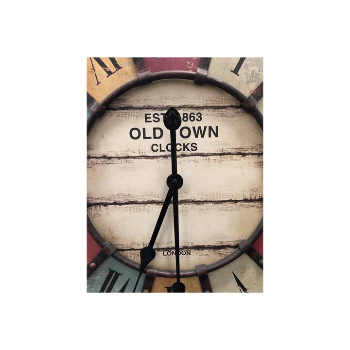 TFA Vintage XXL Old Town Horloge murale (Analogique, 65 cm)