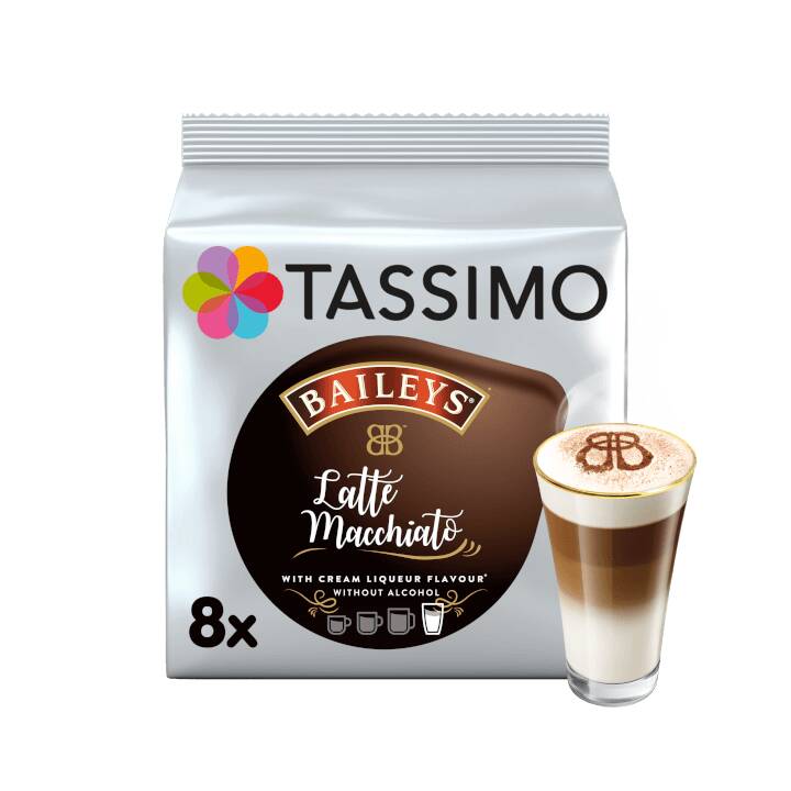 TASSIMO Kaffeekapseln Baileys Latte Macchiato (8 Stück)