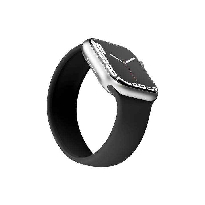 VONMÄHLEN Solo Loop Bracelet (Apple Watch 45 mm / 42 mm / 49 mm / 44 mm, Noir)