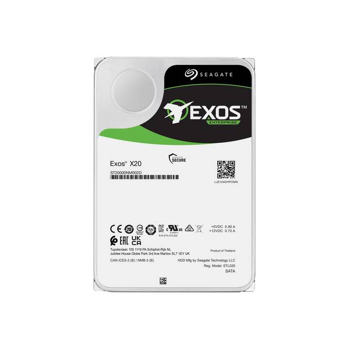 SEAGATE Exos X20 ST18000NM000D (SAS, 18 TB)