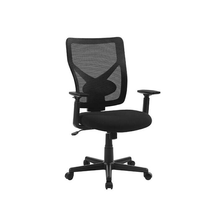 SONGMICS Fauteuil de bureau piovant (Noir)