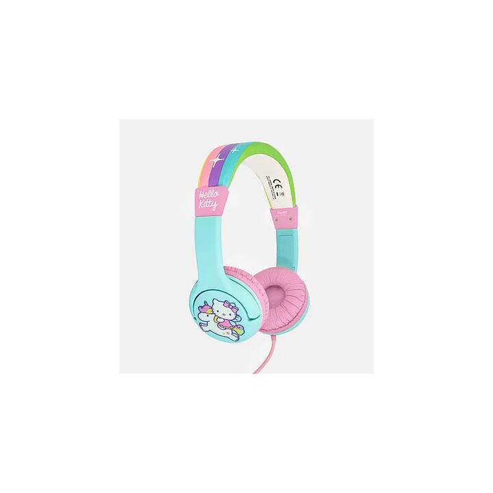 OTL TECHNOLOGIES Rainbow Kitty Pink Cuffie per bambini (On-Ear, Multicolore)