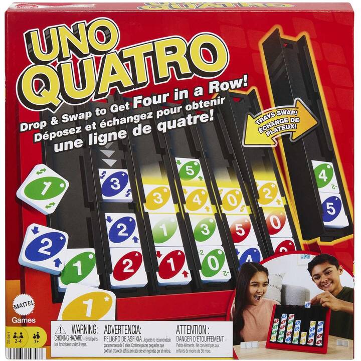 MATTEL UNO Quatro (DE, IT, EN, FR)