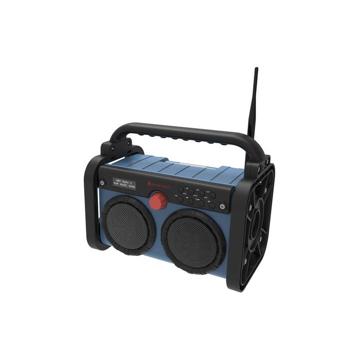 SOUNDMASTER DAB85BL Radio cantiere (Nero, Blu)