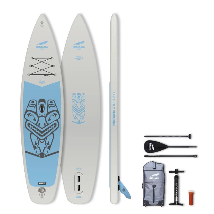 INDIANA Stand Up Paddle Board 12'0 Family Pack Grey (366 cm)