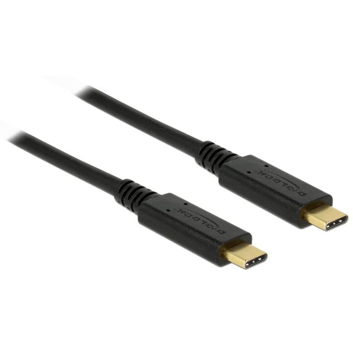 DELOCK USB-Kabel (USB 3.1 Typ-C, USB 3.1 Typ-C, 1 m)