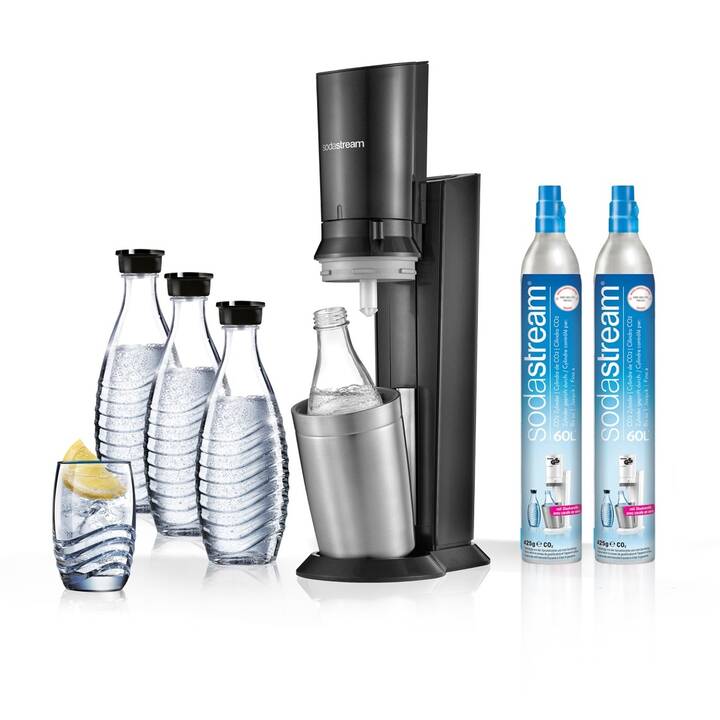 SODASTREAM Crystal Megapack (60 l, Noir)