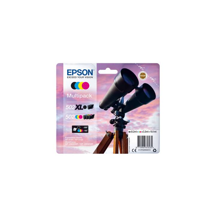 EPSON T02W940 (Jaune, Noir, Magenta, Bleu, Multicolore, Multipack)