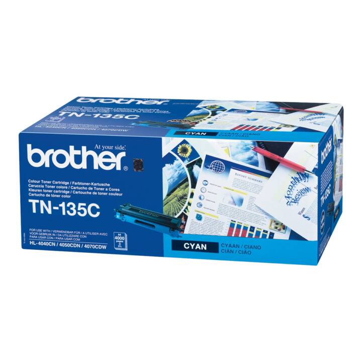 BROTHER TN135C  (Cartouche individuelle, Cyan)