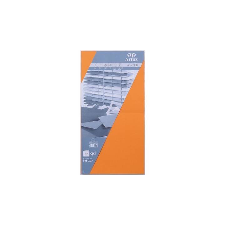 ARTOZ Cartes en blanc (Universel, Orange)