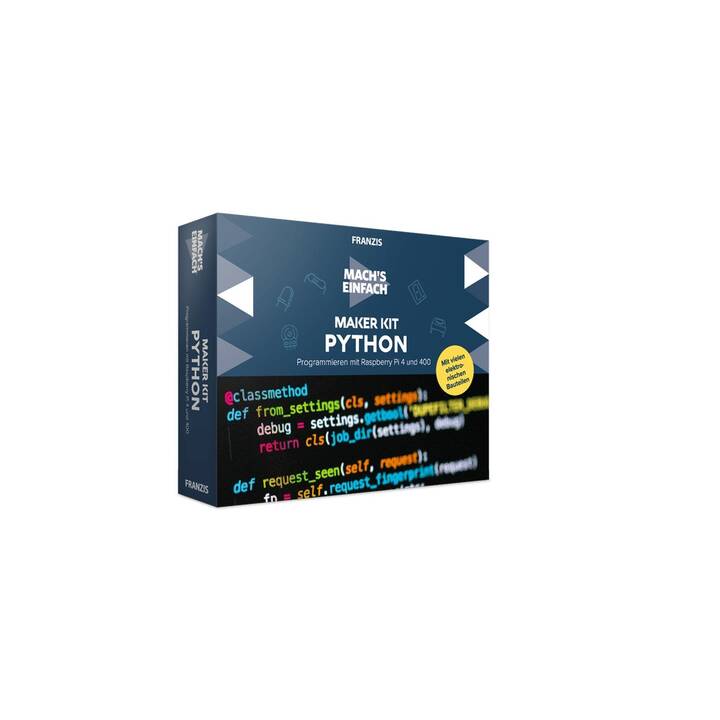 FRANZIS' VERLAG Kit Python Kit di apprendimento (Elettronica ed energia)