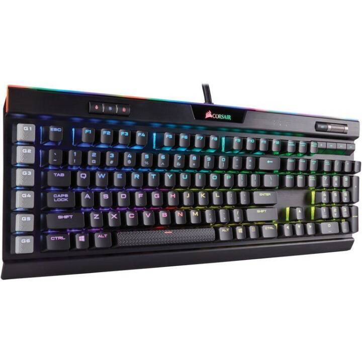 CORSAIR K95 RGB Platinum Cherry MX Speed (USB, Svizzera, Cavo)