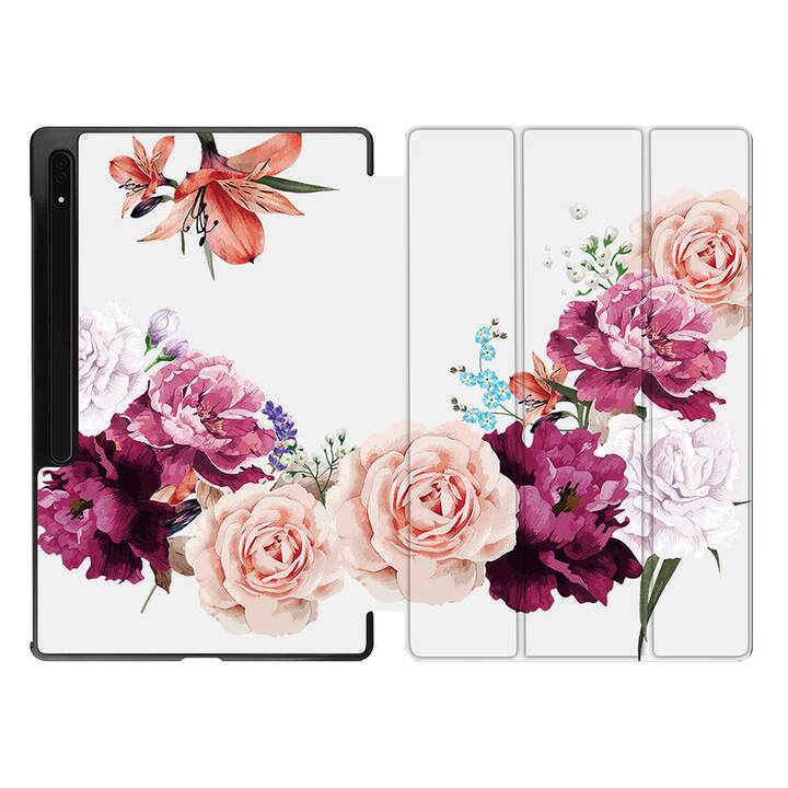 EG cover per Samsung Galaxy Tab S8 Ultra 14.6" (2022) - Rosa - Fiori