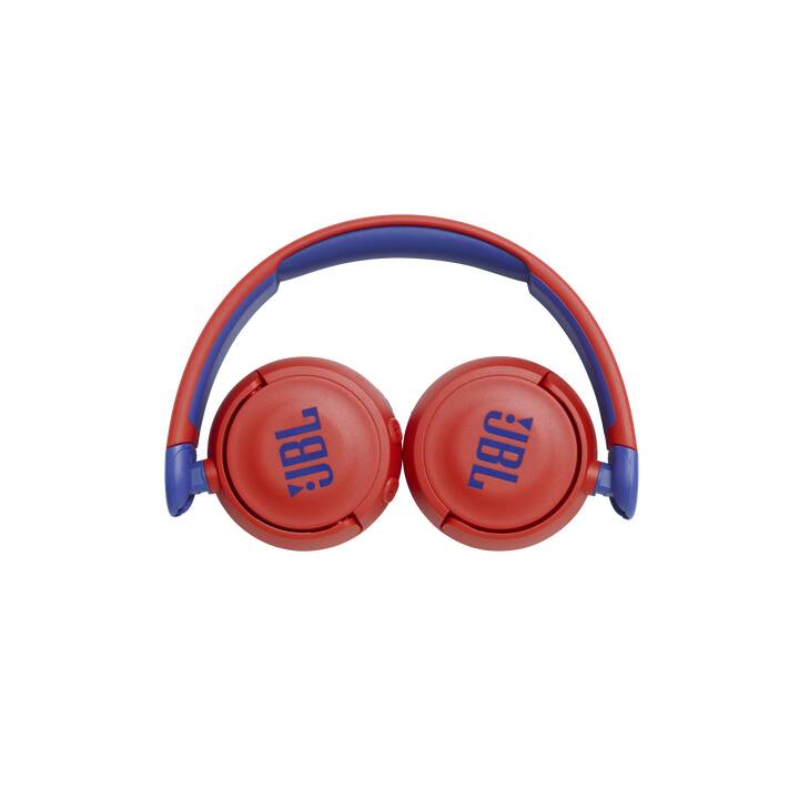 JBL BY HARMAN Jr 310BT Casque d'écoute pour enfants (On-Ear, Bluetooth 5.0, Bleu, Rouge)