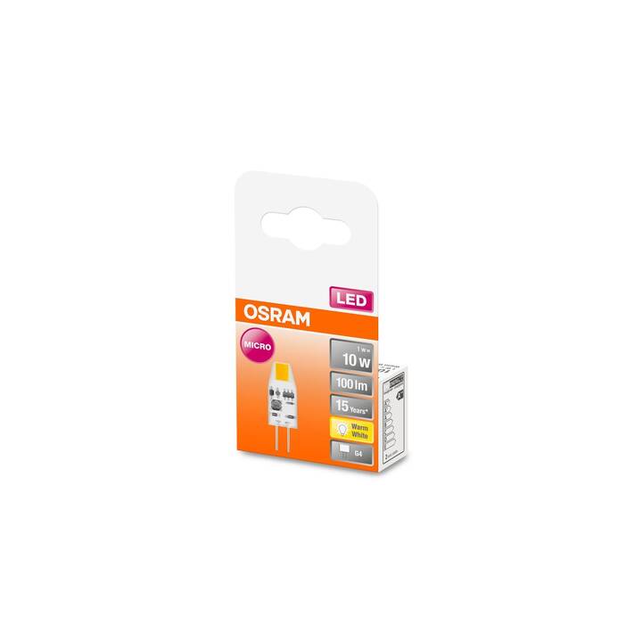 OSRAM LED Birne Star Pin Micro (G4, 1 W)