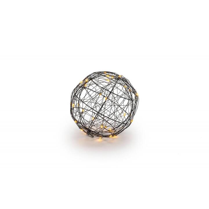 STT AG Figurine lumineuse de Noël 3D Ball Nero S (Omnidirectionnel, 30 LEDs)
