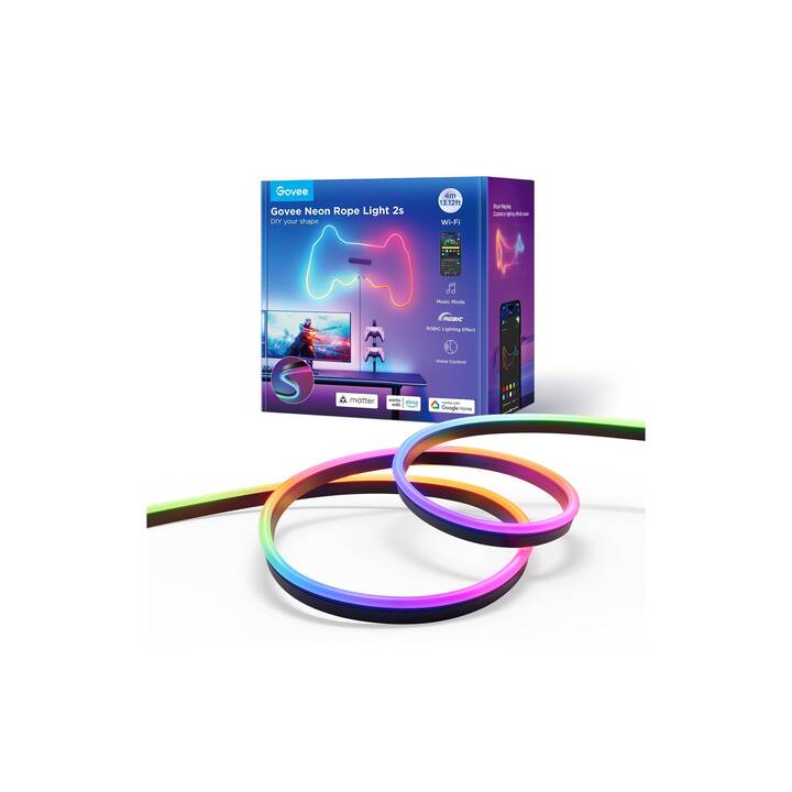 GOVEE Neon Rope LED Light-Strip (400 cm, 173 lm) - Interdiscount