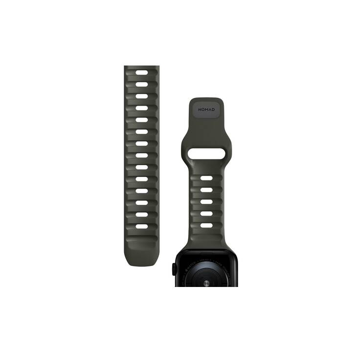 NOMAD GOODS Cinturini (Apple Watch 45 mm / 49 mm, Verde)