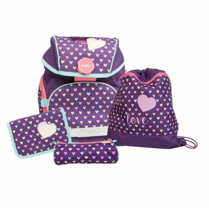 FUNKI Set di borse Joy-Bag Hearts (25 l, Multicolore)