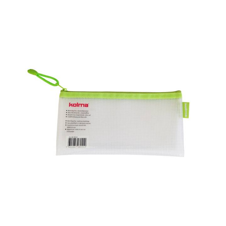 KOLMA RACER Pochette de carte d'identité Mesh Bag (Transparent, Vert, Blanc)