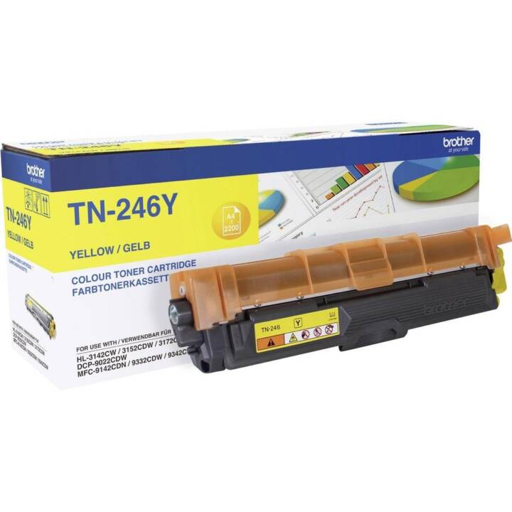 BROTHER TN246Y (Cartouche individuelle, Jaune)