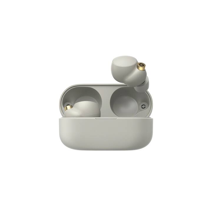 SONY WF-1000XM4 (In-Ear, Bluetooth 5.2, Silber)